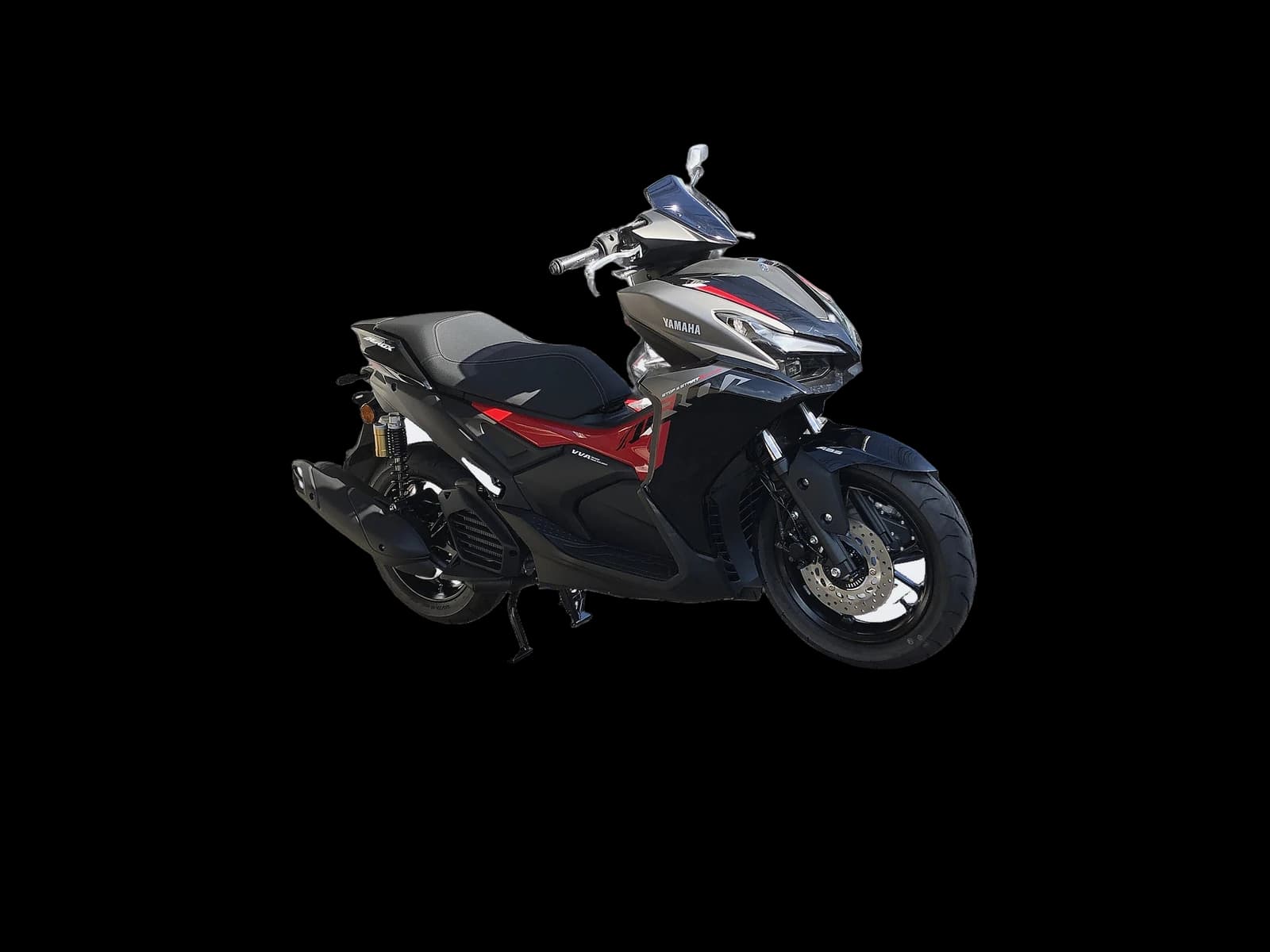 Motorcycle (150cc–160cc), front corner view