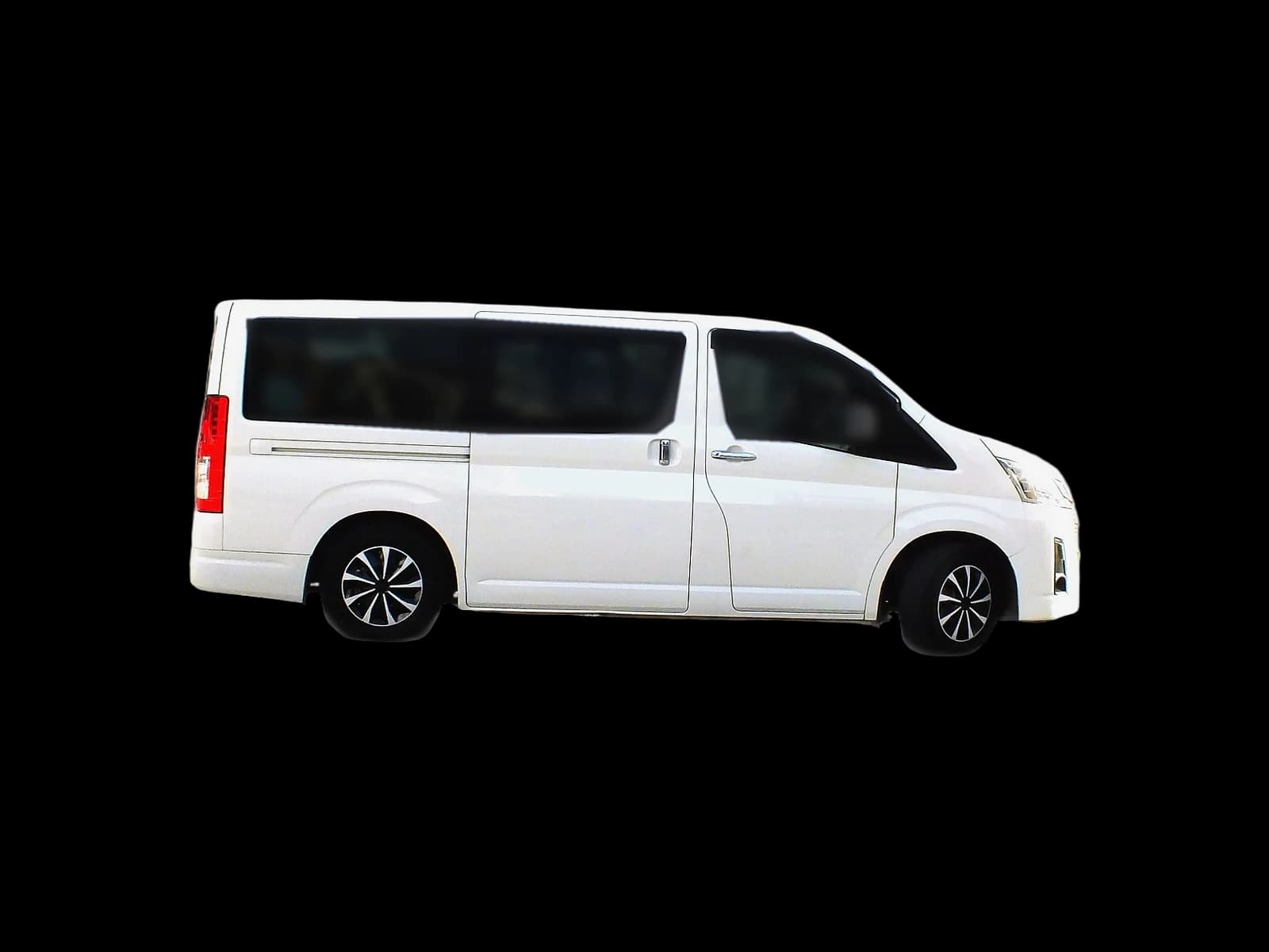 Van, front corner view